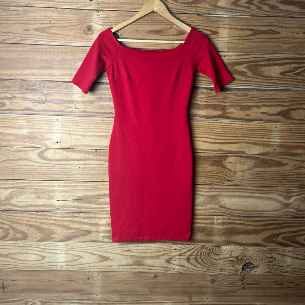 Lulu's Vibrant Red Mini Dress